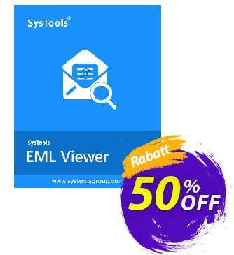 SysTools EML Viewer Pro Gutschein SysTools EML Viewer Pro formidable promotions code 2024 Aktion: 
