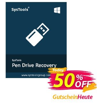 SysTools Pen Drive Recovery (Business License) Coupon, discount SysTools coupon 36906. Promotion: 