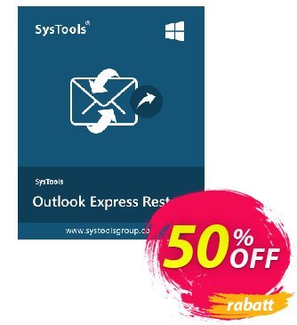 SysTools Outlook Express Restore (Enterprise License) Coupon, discount SysTools coupon 36906. Promotion: 