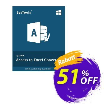 SysTools Access to Excel Converter discount coupon SysTools Summer Sale - 