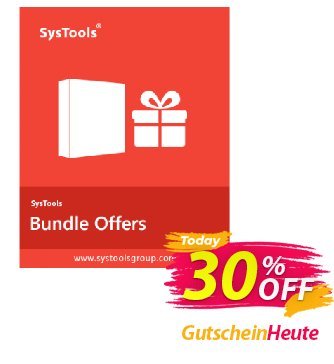 Bundle Offer - Google Apps Backup + AOL + Yahoo + Hotmail Backup - 500Plus Users License Coupon, discount SysTools coupon 36906. Promotion: 