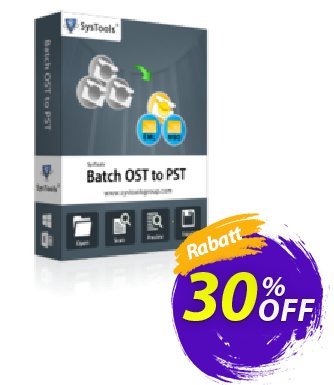 SysTools Batch OST Converter discount coupon SysTools coupon 36906 - 