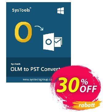 SysTools OLM to MBOX Converter Coupon, discount SysTools coupon 36906. Promotion: 
