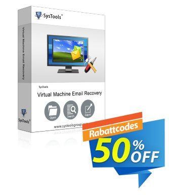 SysTools Virtual Machine Email Recovery (Business) Coupon, discount 30% OFF SysTools Virtual Machine Email Recovery (Business), verified. Promotion: Awful sales code of SysTools Virtual Machine Email Recovery (Business), tested & approved