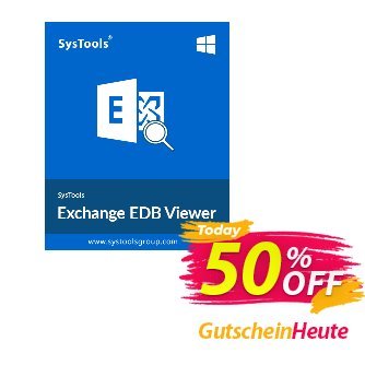 SysTools Exchange EDB Viewer PRO (25 Users) discount coupon SysTools Summer Sale - 