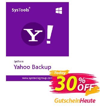 SysTools Yahoo Backup Tool Coupon, discount 30% OFF SysTools Yahoo Backup Tool, verified. Promotion: Awful sales code of SysTools Yahoo Backup Tool, tested & approved