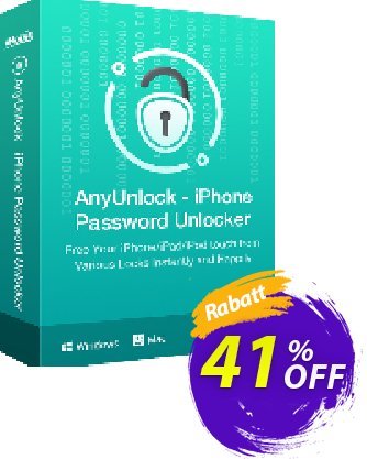 AnyUnlock - Password Manager - One-Time Purchase/5 DevicesDiskont AnyUnlock for Windows - Password Manager - One-Time Purchase/5 Devices Stunning sales code 2024