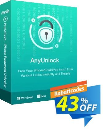 AnyUnlock - iDevice Verification - 3-MonthDiskont AnyUnlock for Windows - iDevice Verification - 3-Month Subscription/1 Device Stunning offer code 2024