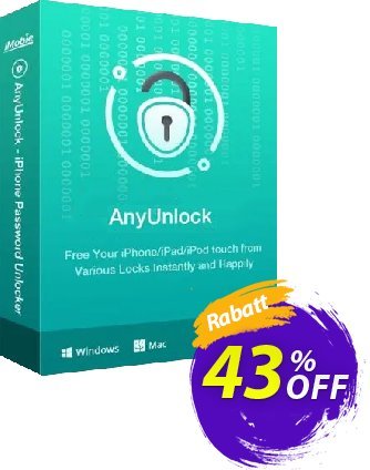 AnyUnlock for Mac - iDevice Verification - 1-Year/5 DevicesDiskont AnyUnlock for Mac - iDevice Verification - 1-Year Subscription/5 Devices  Impressive promotions code 2024