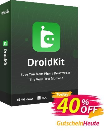 DroidKit for Mac - Data Recovery - 1-Year/15 DevicesDiskont DroidKit for Mac - Data Recovery - 1-Year Subscription/15 Devices Best sales code 2024
