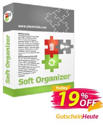 Soft Organizer - Personal License Coupon, discount 30% OFF Reg Organizer. Promotion: 