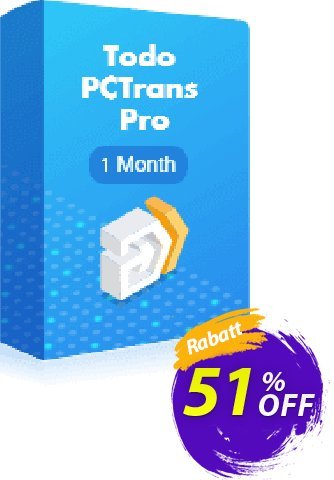 EaseUS Todo PCTrans Pro - 1-month  Gutschein World Backup Day Celebration Aktion: EaseUS Todo PCTrans Pro offer