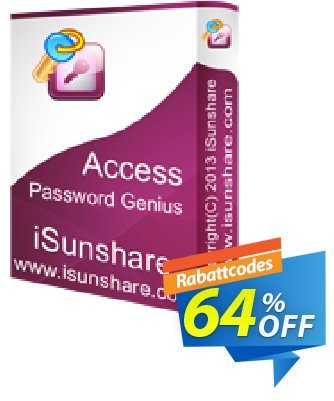 iSunshare Access Password Genius Gutschein iSunshare discount (47025) Aktion: iSunshare discount coupons