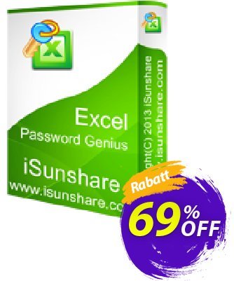 iSunshare Excel Password Genius Coupon, discount iSunshare discount (47025). Promotion: iSunshare discount coupons