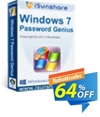 iSunshare Windows 7 Password Genius Coupon, discount iSunshare discount (47025). Promotion: iSunshare discount coupons