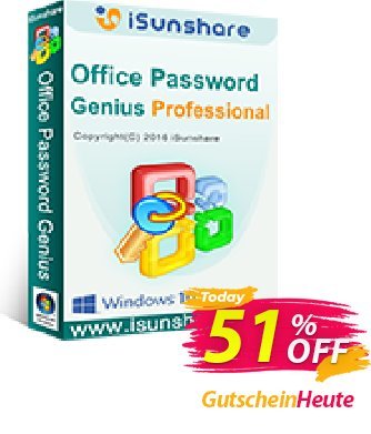 iSunshare Office Password Genius Professional Coupon, discount iSunshare discount (47025). Promotion: iSunshare discount coupons