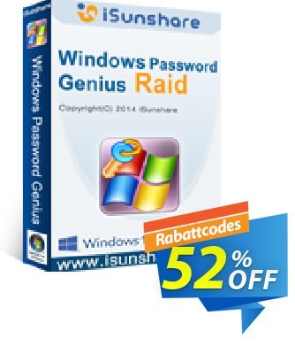 iSunshare Windows Password Genius for Mac Raid Coupon, discount iSunshare discount (47025). Promotion: iSunshare discount coupons iSunshare Windows Password Genius