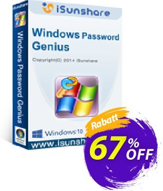 Windows Password Genius for Mac Standard Coupon, discount iSunshare discount (47025). Promotion: iSunshare discount coupons