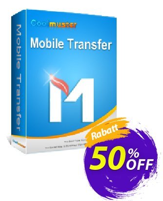 Coolmuster Mobile Transfer Lifetime License - 26-30 PCs  Gutschein 50% OFF Coolmuster Mobile Transfer Lifetime License (26-30 PCs), verified Aktion: Special discounts code of Coolmuster Mobile Transfer Lifetime License (26-30 PCs), tested & approved