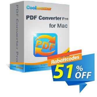 Coolmuster PDF Converter Pro for Mac Coupon, discount affiliate discount. Promotion: 