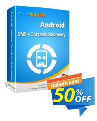 Coolmuster Android SMS+Contacts Recovery discount - Lifetime - Unlimited devices  Gutschein affiliate discount Aktion: 