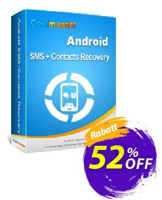 Coolmuster Android SMS+Contacts Recovery - 1 Year License(3 Devices, 1 PC) Coupon, discount affiliate discount. Promotion: 