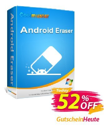 Coolmuster Android Eraser - 1 Year License - 5 PCs  Gutschein affiliate discount Aktion: 