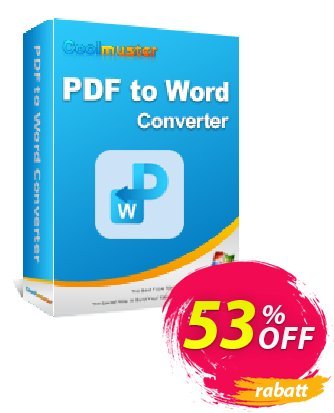 Coolmuster PDF to Word Converter Coupon, discount affiliate discount. Promotion: 