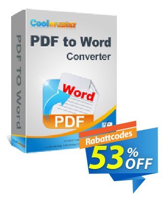 Coolmuster PDF to Word Converter for Mac Gutschein affiliate discount Aktion: 