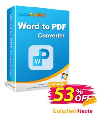 Coolmuster Word to PDF Converter Coupon, discount affiliate discount. Promotion: 