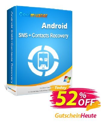 Coolmuster Android SMS+Contacts Recovery - Lifetime - 3 Devices, 3 PCs  Gutschein affiliate discount Coolmuster Aktion: 