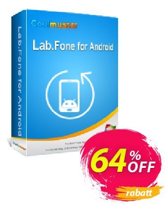 Coolmuster Lab.Fone for Android Lifetime (5 Devices, 1 PC) discount coupon 64% OFF Coolmuster Lab.Fone for Android Lifetime (5 Devices, 1 PC), verified - Special discounts code of Coolmuster Lab.Fone for Android Lifetime (5 Devices, 1 PC), tested & approved