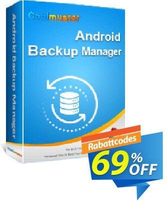 Coolmuster Android Backup Manager Gutschein 67% OFF Coolmuster Android Backup Manager, verified Aktion: Special discounts code of Coolmuster Android Backup Manager, tested & approved