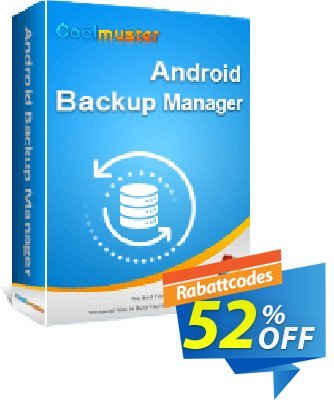 Coolmuster Android Backup Manager - 1 Year License (10 PCs) Coupon, discount 50% OFF Coolmuster Android Backup Manager - 1 Year License (10 PCs), verified. Promotion: Special discounts code of Coolmuster Android Backup Manager - 1 Year License (10 PCs), tested & approved