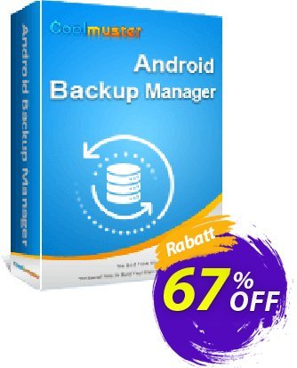 Coolmuster Android Backup Manager - Lifetime License Coupon, discount 67% OFF Coolmuster Android Backup Manager - Lifetime License, verified. Promotion: Special discounts code of Coolmuster Android Backup Manager - Lifetime License, tested & approved