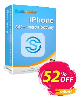 Coolmuster iPhone SMS+Contacts Recovery Gutschein affiliate discount Aktion: 