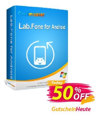Coolmuster Lab.Fone for Android - 1 Year - Unlimited Devices, 1 PC  Gutschein affiliate discount Aktion: 
