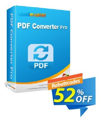 Coolmuster PDF Converter Pro Gutschein affiliate discount Aktion: 