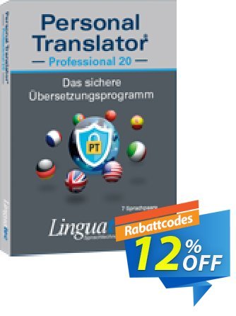 Update Personal Translator Professional 20 discount coupon Coupon code Update Personal Translator Professional 20 - Update Personal Translator Professional 20 offer from Linguatec