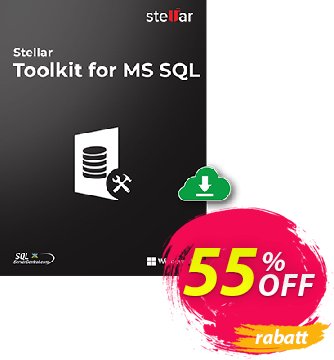 Stellar Toolkit for MS SQLPromotionsangebot 55% OFF Stellar Toolkit for MS SQL, verified