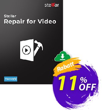 Stellar Repair for Video Premium for MACPromotionsangebot 10% OFF Stellar Repair for Video Premium for MAC, verified