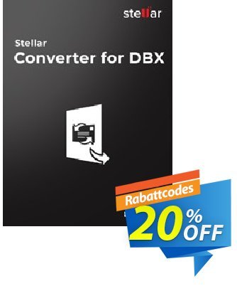 Stellar DBX to PST Converter discount coupon Stellar Converter for DBX [1 Year Subscription] awesome sales code 2024 - NVC Exclusive Coupon