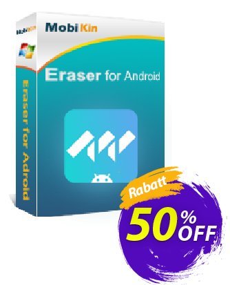 MobiKin Eraser for Android - Lifetime, 21-25PCs License discount coupon 50% OFF - 