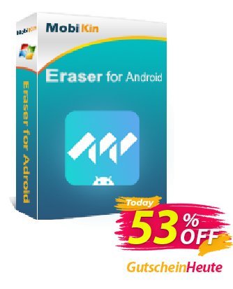 MobiKin Eraser for Android - 1 Year, 1 PC License discount coupon 50% OFF - 