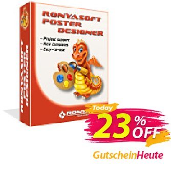 RonyaSoft Poster Designer Coupon, discount 20% OFF RonyaSoft Poster Designer, verified. Promotion: Amazing promotions code of RonyaSoft Poster Designer, tested & approved