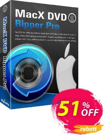 MacX DVD Ripper Pro STANDARD (3-Month) discount coupon 40% OFF MacX DVD Ripper Pro STANDARD (3-Month), verified - Stunning offer code of MacX DVD Ripper Pro STANDARD (3-Month), tested & approved