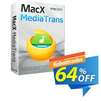 MacX MediaTrans PREMIUM 1-year License discount coupon 60% OFF MacX MediaTrans PREMIUM 1-year License, verified - Stunning offer code of MacX MediaTrans PREMIUM 1-year License, tested & approved