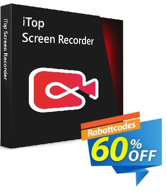 iTop screen Recorder (1 Year / 3 PCs) Coupon, discount 60% OFF iTop screen Recorder (1 Year / 3 PCs), verified. Promotion: Wonderful offer code of iTop screen Recorder (1 Year / 3 PCs), tested & approved