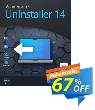 Ashampoo UnInstaller 14 Coupon, discount 65% OFF Ashampoo UnInstaller 14, verified. Promotion: Wonderful discounts code of Ashampoo UnInstaller 14, tested & approved