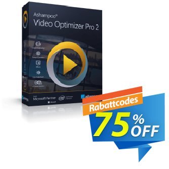Ashampoo Video Optimizer Pro 2 Gutschein 75% OFF Ashampoo Video Optimizer Pro 2, verified Aktion: Wonderful discounts code of Ashampoo Video Optimizer Pro 2, tested & approved